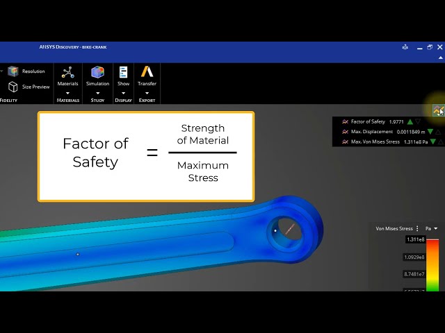 فیلم آموزشی: تجزیه و تحلیل ساختاری اولیه میل لنگ دوچرخه با استفاده از Ansys Discovery - درس 2، قسمت 2 با زیرنویس فارسی