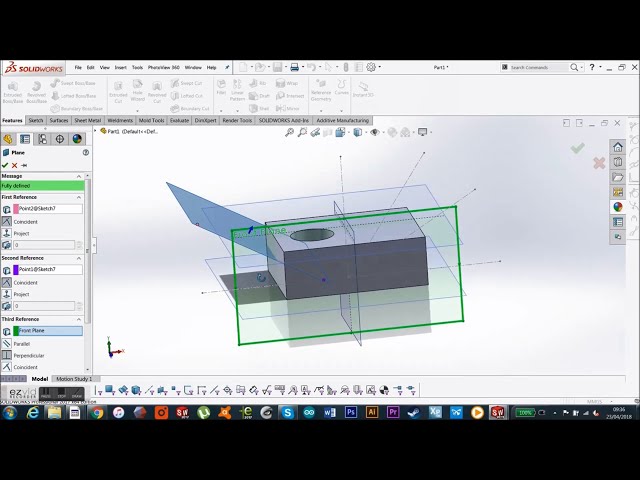 فیلم آموزشی: نحوه ساخت هواپیماهای زاویه دار - آموزش Solidworks با زیرنویس فارسی