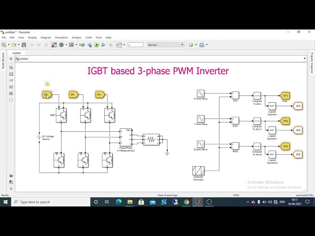 فیلم آموزشی: اینورتر سه فاز PWM با استفاده از MATLAB / Simulink