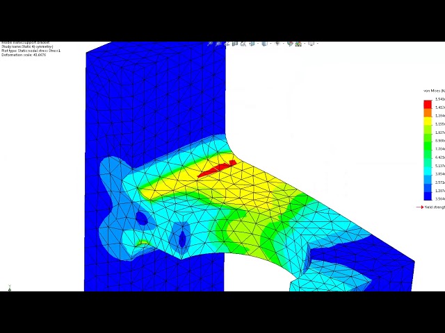 فیلم آموزشی: تجزیه و تحلیل همگرایی با استفاده از مش تطبیقی ​​در شبیه سازی SOLIDWORKS با زیرنویس فارسی