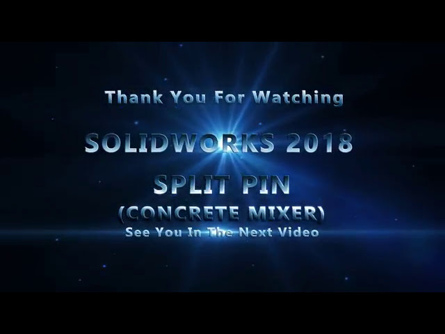 فیلم آموزشی: SOLIDWORKS 2018 - پین اسپلیت - میکسر بتن