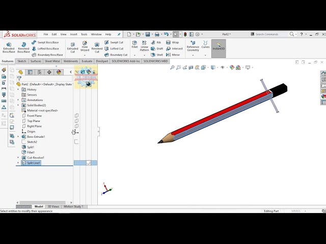 فیلم آموزشی: 「DESIGN 122」 چگونه یک مداد بکشیم | آموزش Solidworks با زیرنویس فارسی
