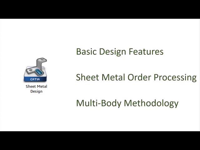 فیلم آموزشی: CATIA 3DEXPERIENCE Sheet Metal Fundamentals با زیرنویس فارسی