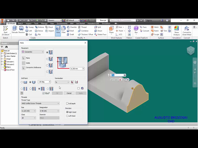 فیلم آموزشی: Bench Vice Vice Complete Autodesk Inventor با زیرنویس فارسی