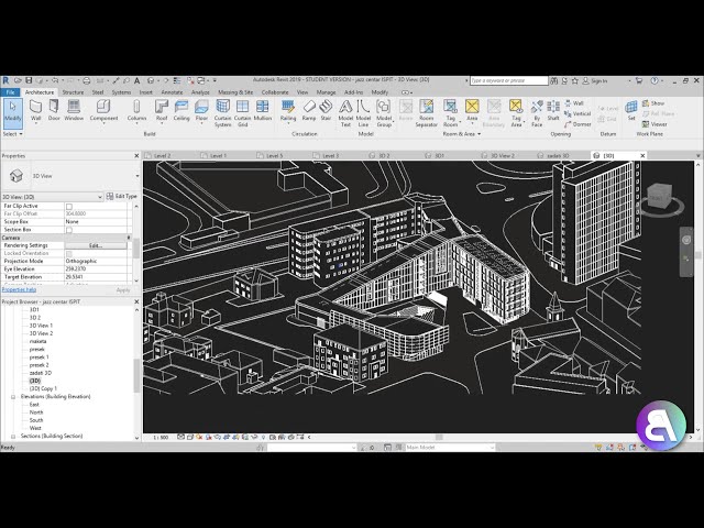 فیلم آموزشی: Dark Workspace در Revit Tutorial مانند AutoCAD با زیرنویس فارسی