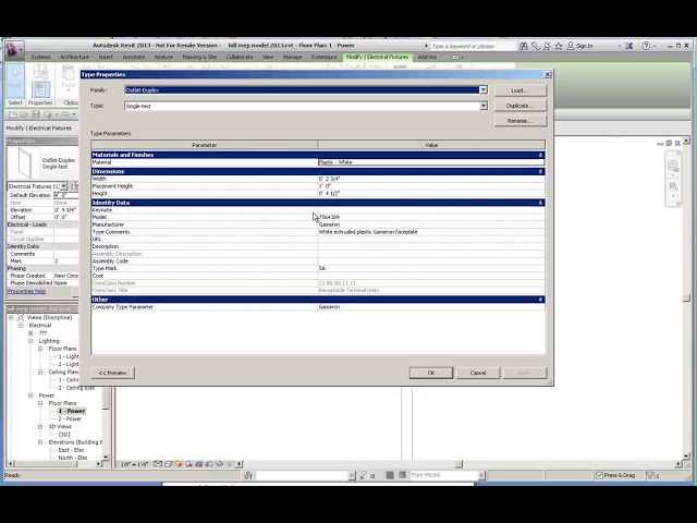 فیلم آموزشی: نقطه 3 - Revit MEP: خانواده با پارامترهای سفارشی کپی شده است