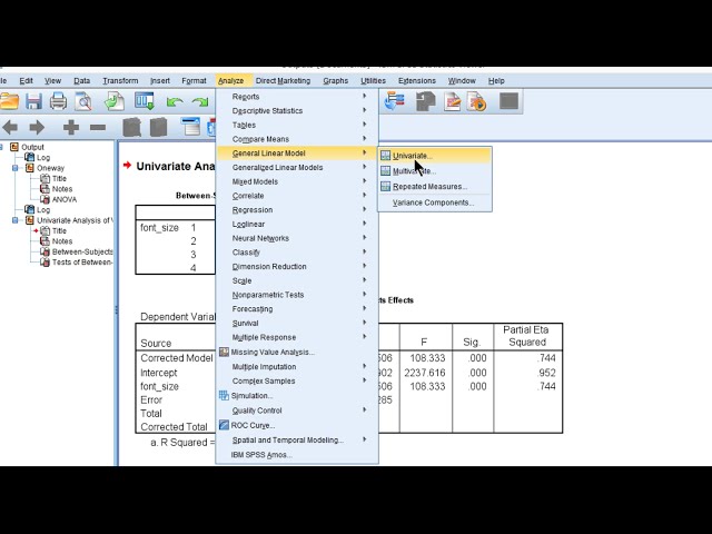 فیلم آموزشی: SPSS: Eta Squared یا Partial Eta-Squared؟ - مراقب باش! با زیرنویس فارسی