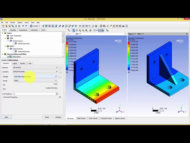 فیلم آموزشی: چگونه از Ansys Workbench استفاده کنیم؟ | تحلیل سازه ایستا | مقایسه نتایج