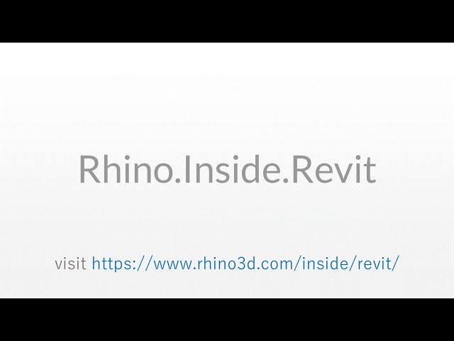 فیلم آموزشی: Rhino.Inside.Revit | جدید در راینو 7 با زیرنویس فارسی