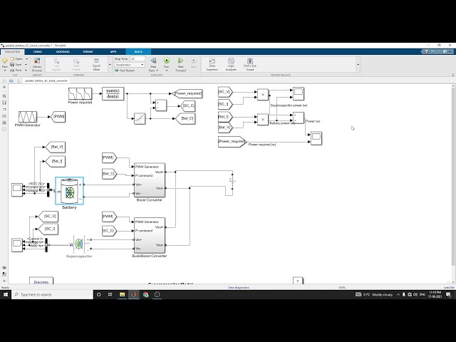 فیلم آموزشی: مدل سازی، شبیه سازی و هیبریداسیون ابرخازن با باتری با استفاده از Matlab Simulink با زیرنویس فارسی