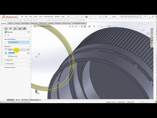 فیلم آموزشی: درپوش بطری با نخ داخلی و دستگیره بیرونی || آموزش SOLIDWORKS با زیرنویس فارسی