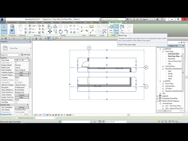 فیلم آموزشی: منطقه Crop را در Revit ویرایش کنید با زیرنویس فارسی