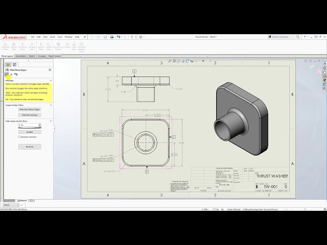 فیلم آموزشی: آموزش SolidWorks: نحوه پنهان کردن و نمایش لبه ها با زیرنویس فارسی