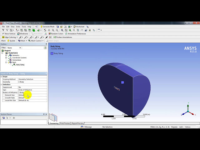 فیلم آموزشی: آموزش Ansys Fluent - Flow over 3D wing - Part 1