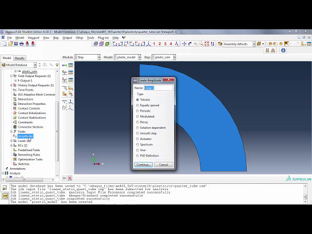 فیلم آموزشی: آموزش پلاستیکی Abaqus/CAE با زیرنویس فارسی