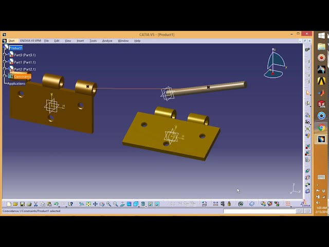 فیلم آموزشی: Catia V5 - لولای ساده