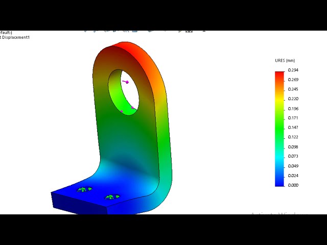 فیلم آموزشی: شبیه سازی Solidworks 118| براکت فولادی | چگونه باربری را اعمال کنیم؟