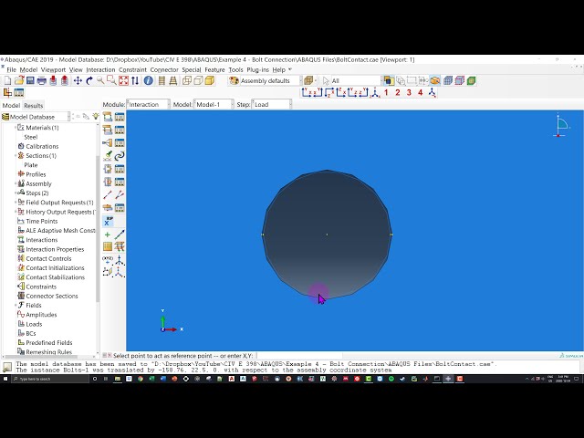 فیلم آموزشی: ABAQUS مثال | اتصال پیچ صلب با زیرنویس فارسی