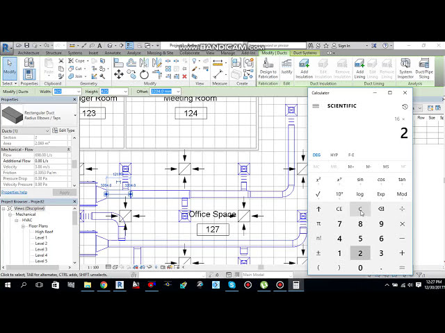 فیلم آموزشی: اندازه کانال در Revit بر اساس اسناد طراحی و مقایسه نتایج با برنامه داکت سایزر mcquay با زیرنویس فارسی