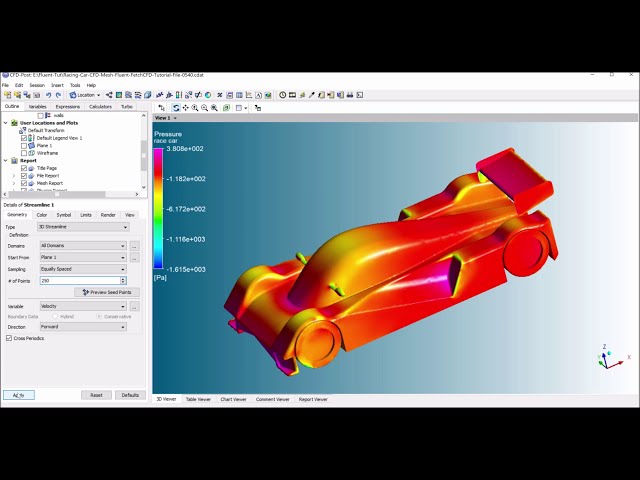 فیلم آموزشی: آموزش | شبیه سازی CFD ماشین مسابقه با ANSYS Fluent