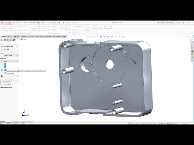 فیلم آموزشی: Solidworks 2016 - Clock (آموزش قسمت 1/3)