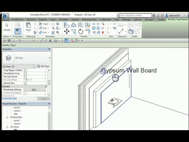 فیلم آموزشی: Revit 2017 چگونه یک نمای سه بعدی قفل شده را حاشیه نویسی کنیم با زیرنویس فارسی