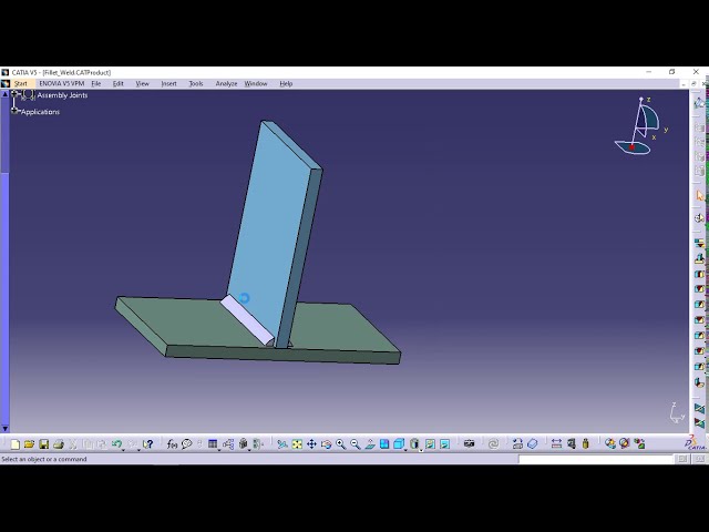 فیلم آموزشی: جوش فیله CATIA V5 / جوش فیله دوبل با زیرنویس فارسی