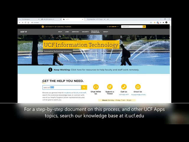 فیلم آموزشی: برنامه های UCF - نحوه دانلود، استفاده و آپلود فایل ها، SPSS، SAS و دیگران! با زیرنویس فارسی