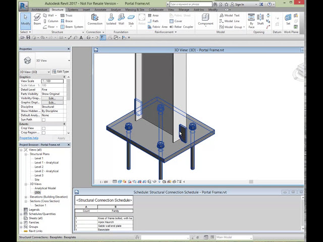 فیلم آموزشی: Revit Structure 2017 Steel Connection Enhancement با زیرنویس فارسی