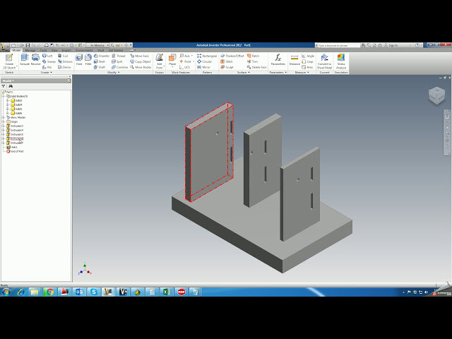 فیلم آموزشی: از دستور Hole & Cut با چند جامد در Autodesk Inventor استفاده کنید