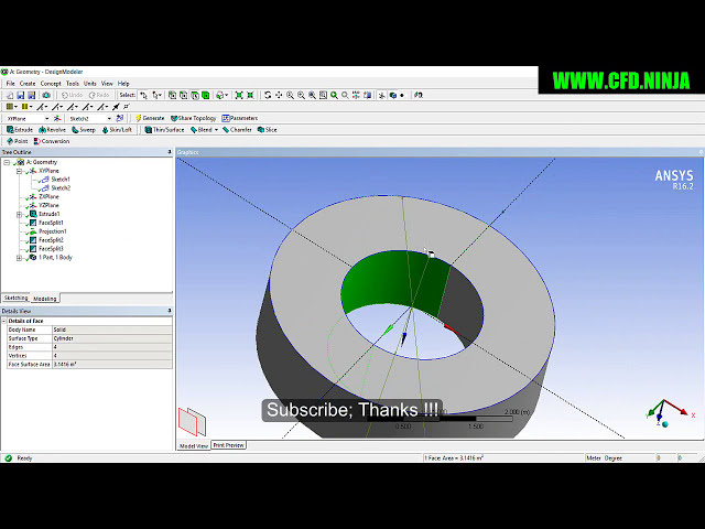 فیلم آموزشی: ✅ ANSYS MESHING - Hexahedral Mesh - Intermediate Tutorial 3 - Part 1/2