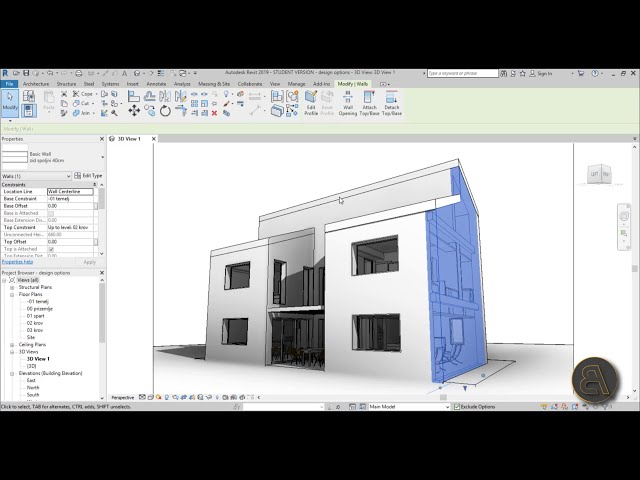 فیلم آموزشی: گزینه های طراحی در آموزش Revit با زیرنویس فارسی