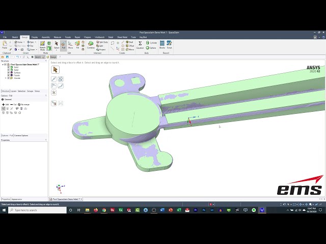 فیلم آموزشی: Ansys Spaceclaim 2020 - مدل سازی ریخته گری از داده های اسکن سه بعدی با زیرنویس فارسی