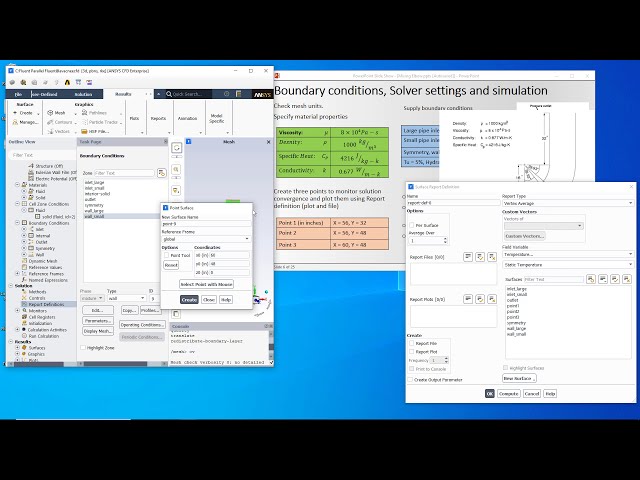 فیلم آموزشی: تعریف تعاریف گزارش در Ansys Fluent برای نظارت بر همگرایی راه حل با زیرنویس فارسی