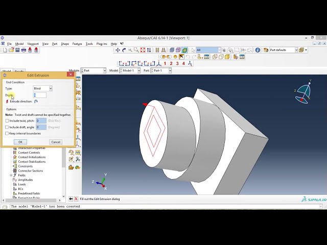 فیلم آموزشی: آموزش پایه Abaqus - نحوه ایجاد اکستروژن چندگانه در Abaqus