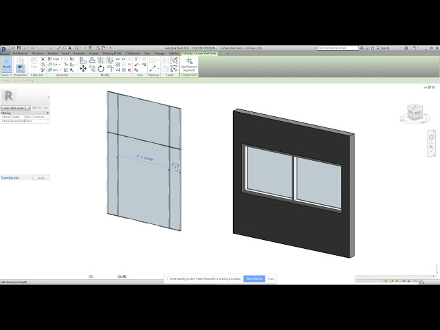 فیلم آموزشی Revit Curtain Wall Grid And Mullions با زیرنویس فارسی فیلم های آموزش نرم افزارهای 2868