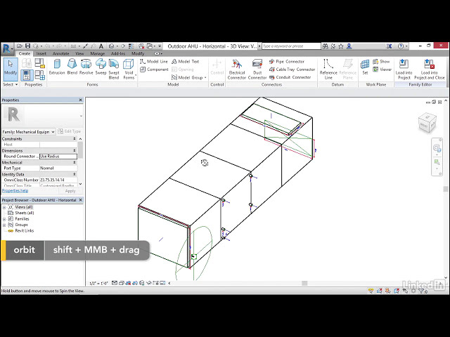 فیلم آموزشی: Revit Tutorial - اضافه کردن و استفاده از تجهیزات مکانیکی با زیرنویس فارسی