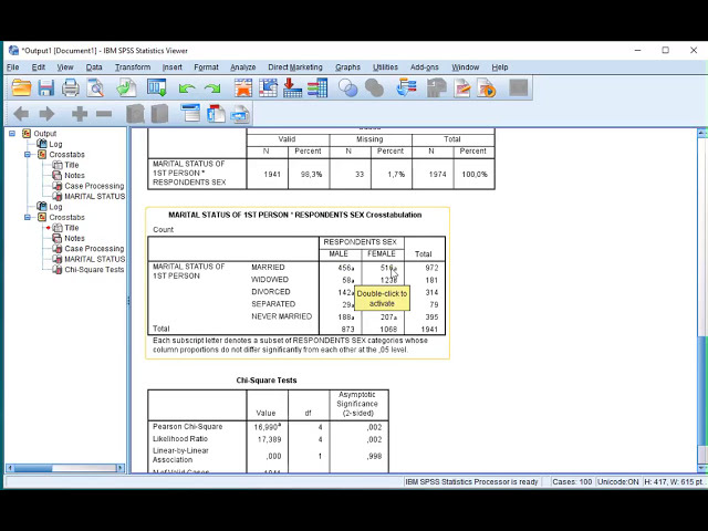 فیلم آموزشی: SPSS - تست تناسب ستون (از طریق Crosstabs) با زیرنویس فارسی