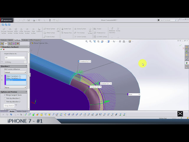 فیلم آموزشی: iPHONE 7 - آموزش مدلسازی SOLIDWORKS با زیرنویس فارسی