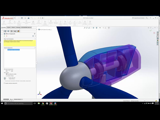 فیلم آموزشی: Solidworks - توربین بادی با زیرنویس فارسی