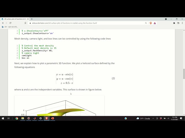 فیلم آموزشی: نمودار سطح سه بعدی توابع و سطوح در متلب با استفاده از تابع fsurf() با زیرنویس فارسی