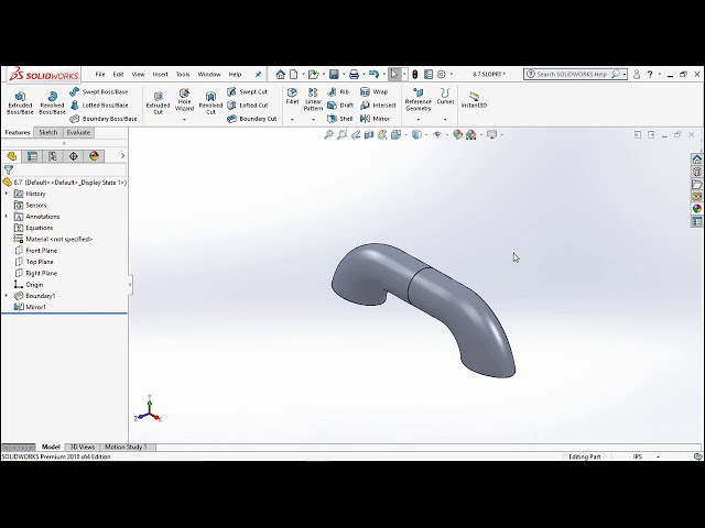 فیلم آموزشی: آموزش های پیشرفته Solidworks - Boundary boss base