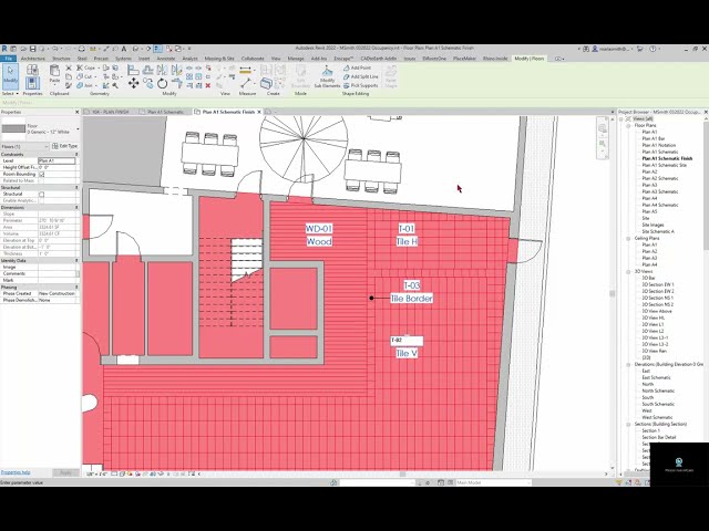 فیلم آموزشی: 04 Revit Finish Plan Material Tags با زیرنویس فارسی