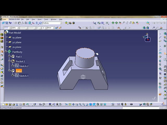 فیلم آموزشی: آموزش CATIA V5/V6 | مدل سازی سه بعدی از طرح دو بعدی