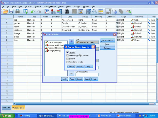 فیلم آموزشی: تجزیه و تحلیل بقا در SPSS