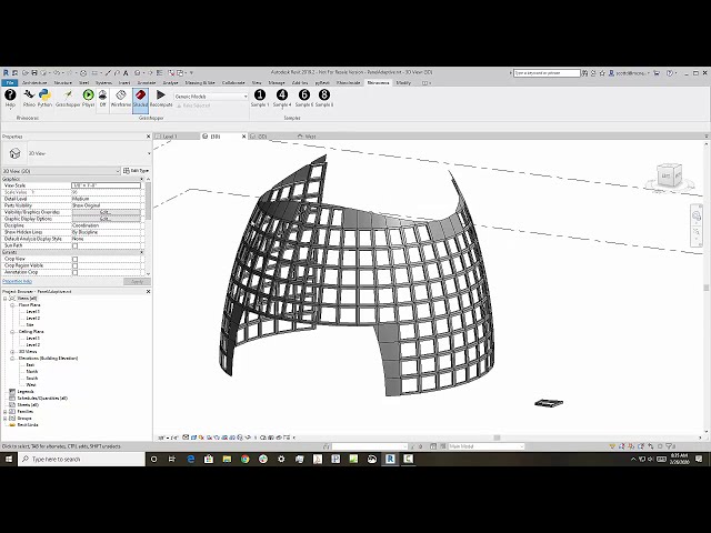 فیلم آموزشی: معرفی اجزای تطبیقی ​​گرسهاپر (Rhino Inside Revit سری 6 از 6) با زیرنویس فارسی