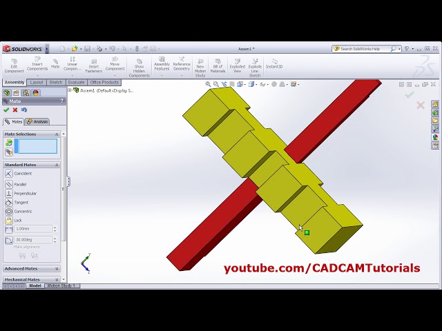 فیلم آموزشی: تمرینات تمرینی اسمبلی SolidWorks برای مبتدیان - 2 | آموزش مونتاژ Solidworks با زیرنویس فارسی