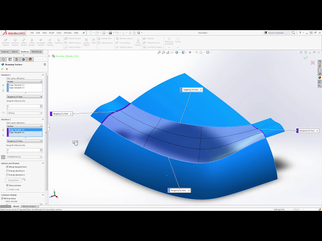 فیلم آموزشی: ویژگی SOLIDWORKS Boundary با زیرنویس فارسی