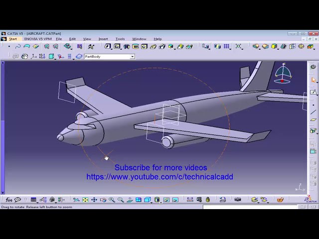 فیلم آموزشی: آموزش کتیا || نحوه ساخت هواپیمای بوئینگ | cad cam cae cfd ansys Autocad Solidworks