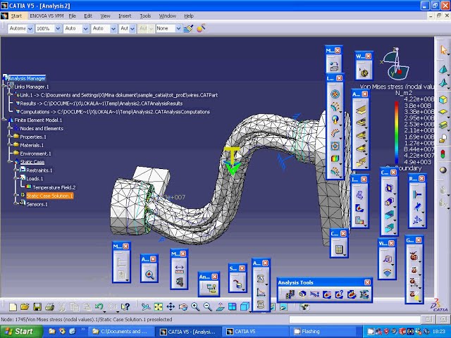 فیلم آموزشی: تجزیه و تحلیل حرارتی catia v5